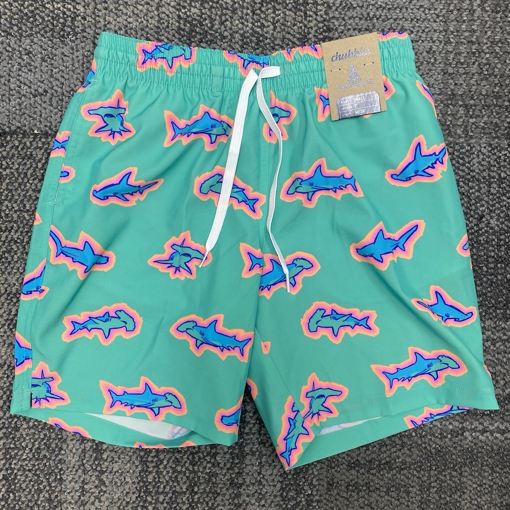 Chubbies The Apex Swimmers 7" Classic Swim Trunk Men's Small NWT (110221-212)